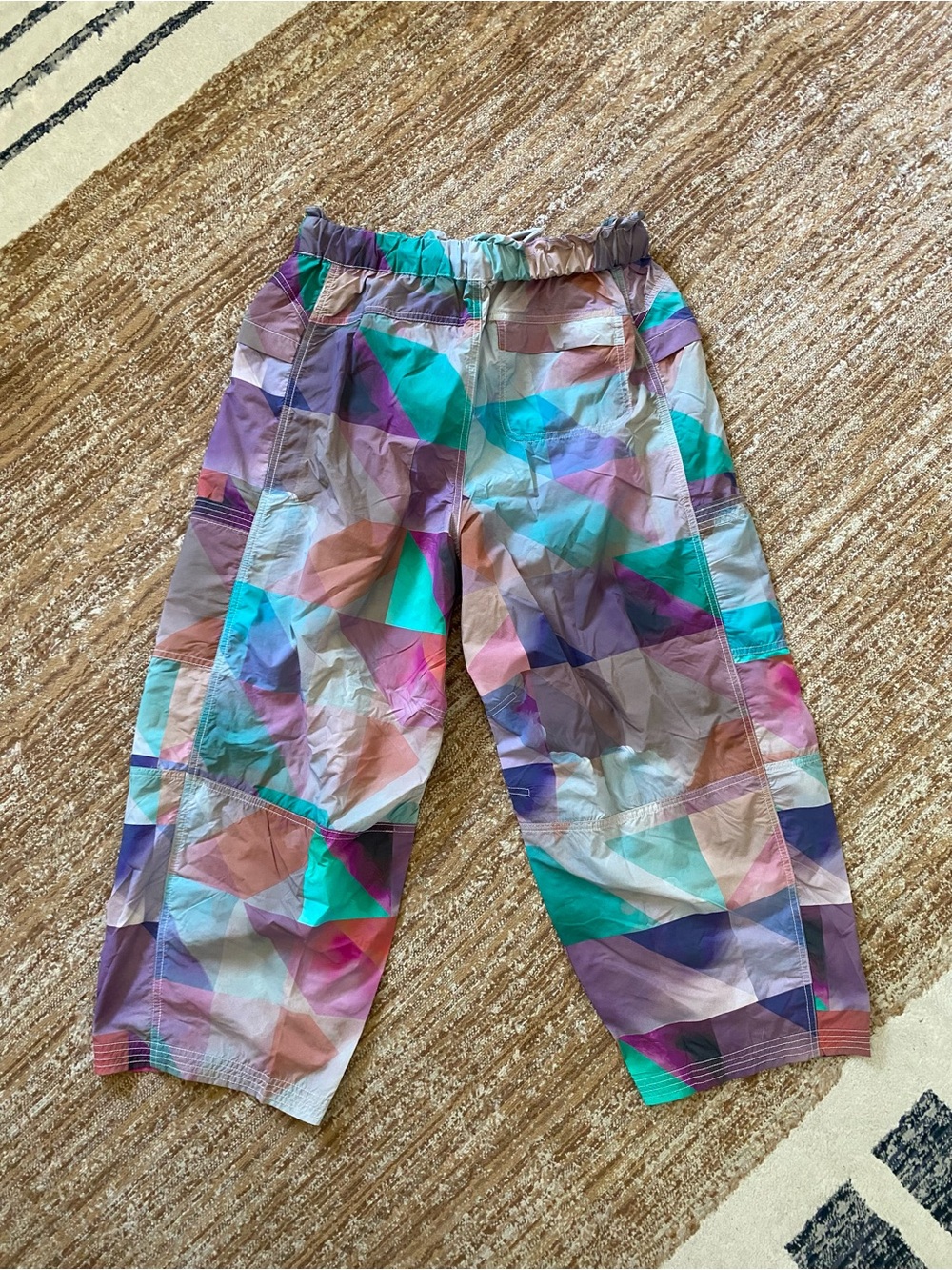 New Free People In The Wild Printed Pants- Cloud Quilt - Picture 5 of 7